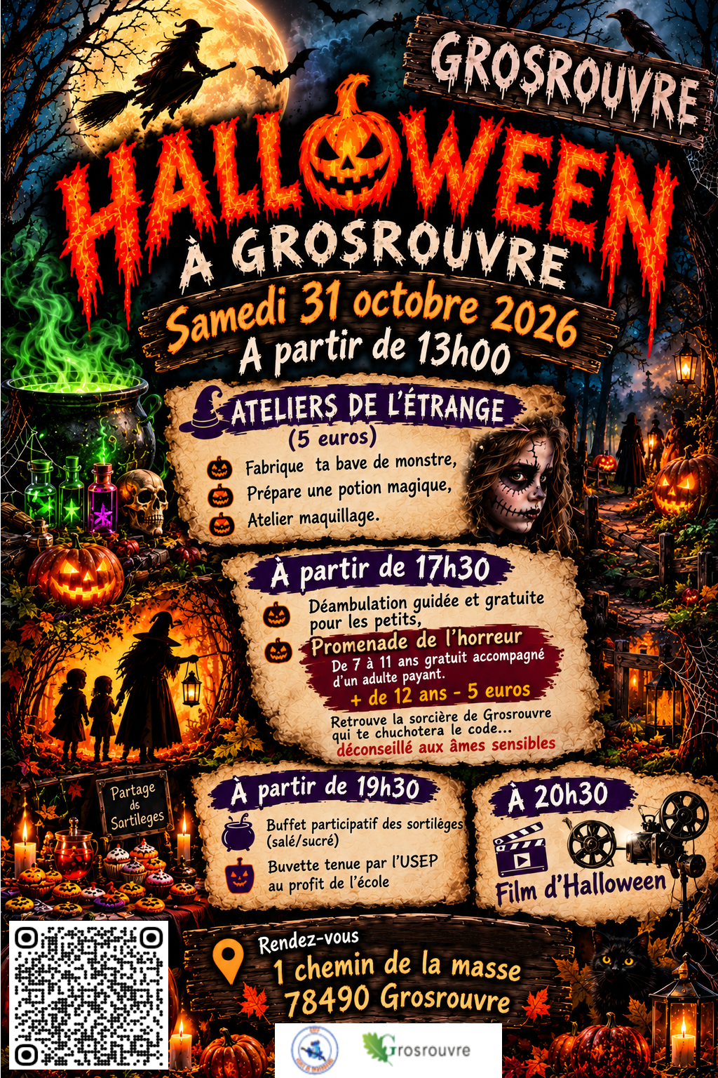 affiche halloween