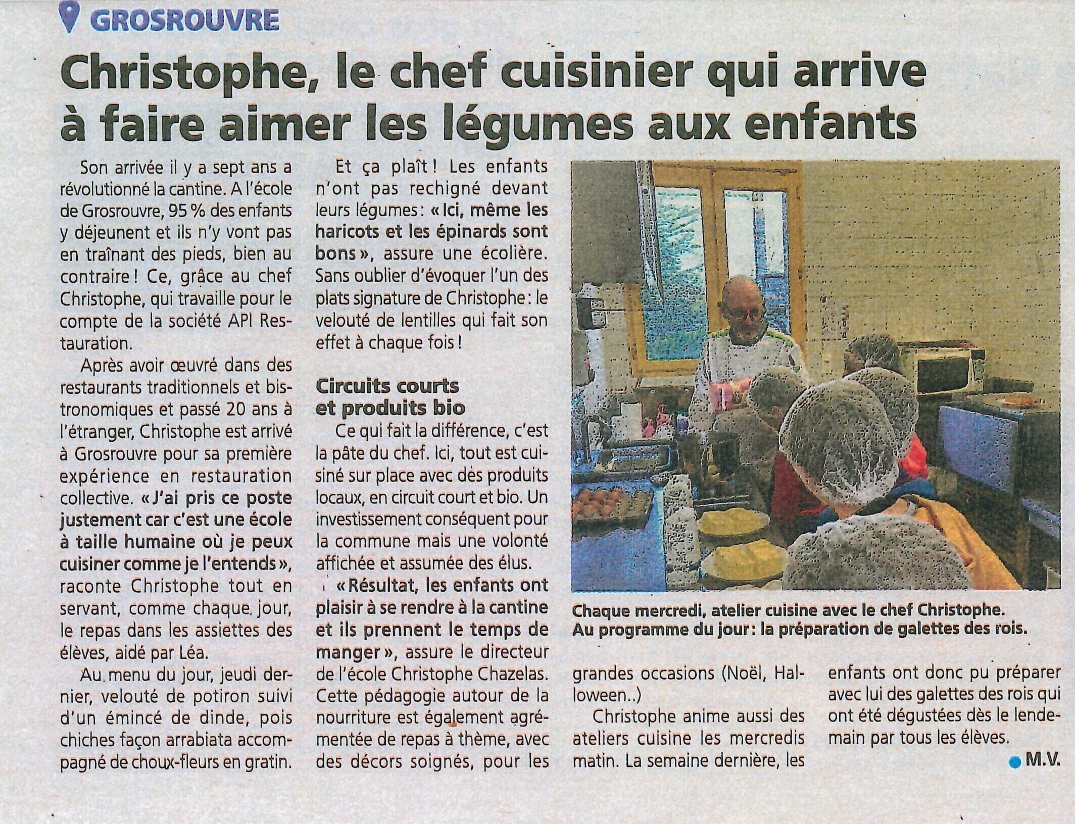 Article Cantine