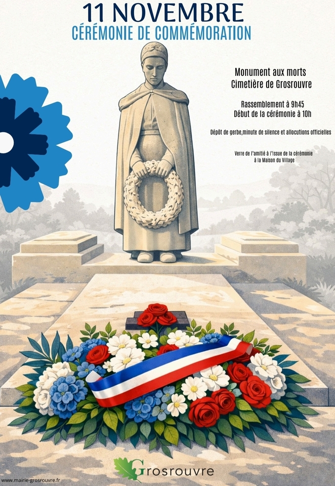 Commémoration du 11 novembre 2026